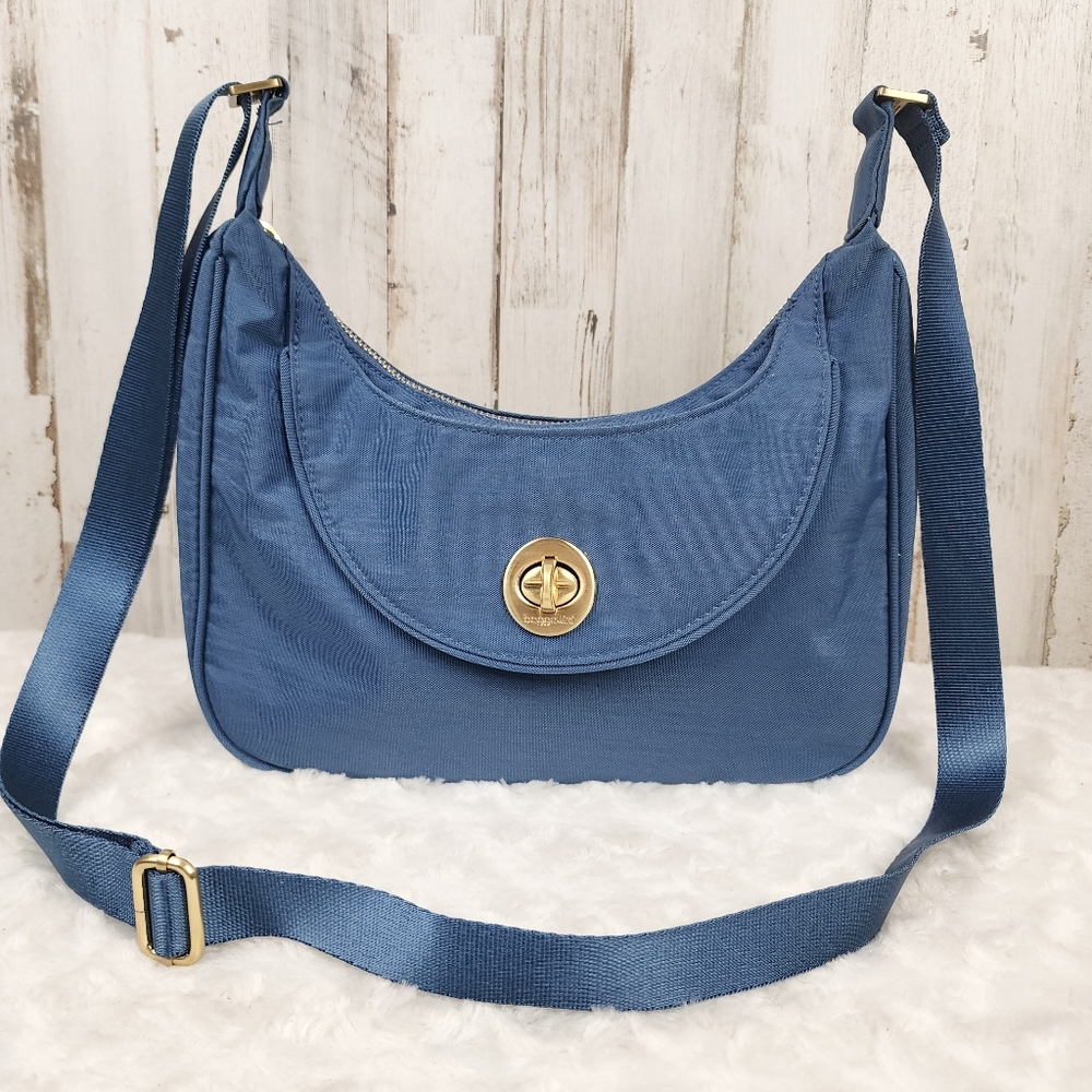 Baggallini Oslo Hobo Shoulder Bag Blue
